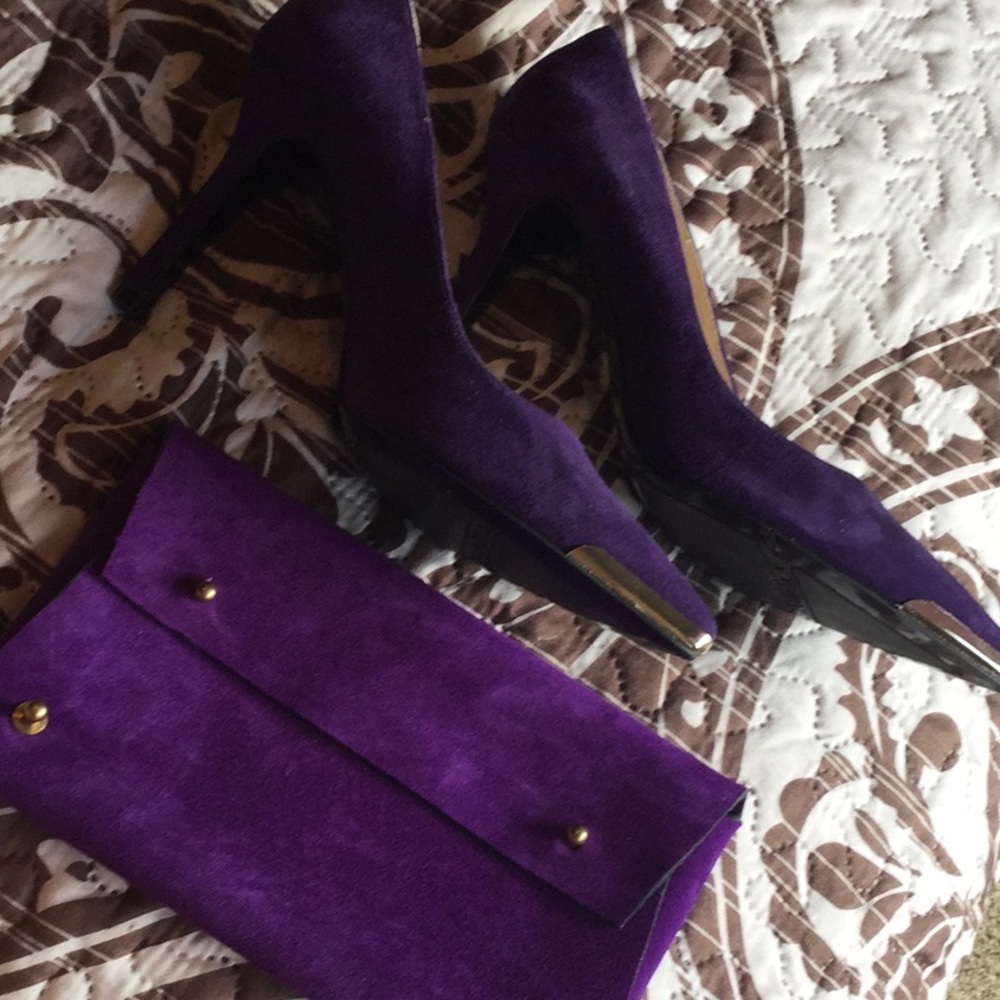 Nine West Shoes and matching clutch